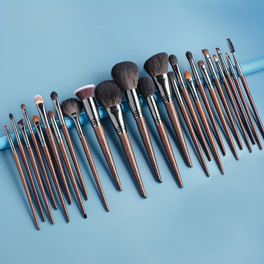 24 個のメイクブラシセット天然ヤギ毛パウダーファンデーション輪郭ブレンドアイシャドウアイライナーメイクアップツール 24 個のメイクブラシセット天然ヤギ毛パウダーファンデーション輪郭ブレンドアイシャドウアイライナーメイクアップツール