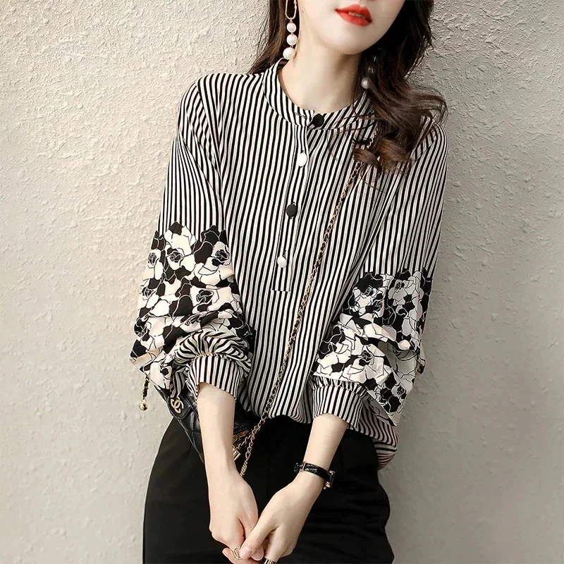 シャツレディース 【10点セット】韓国ファッション 長袖ブラウストップスKK80040 服