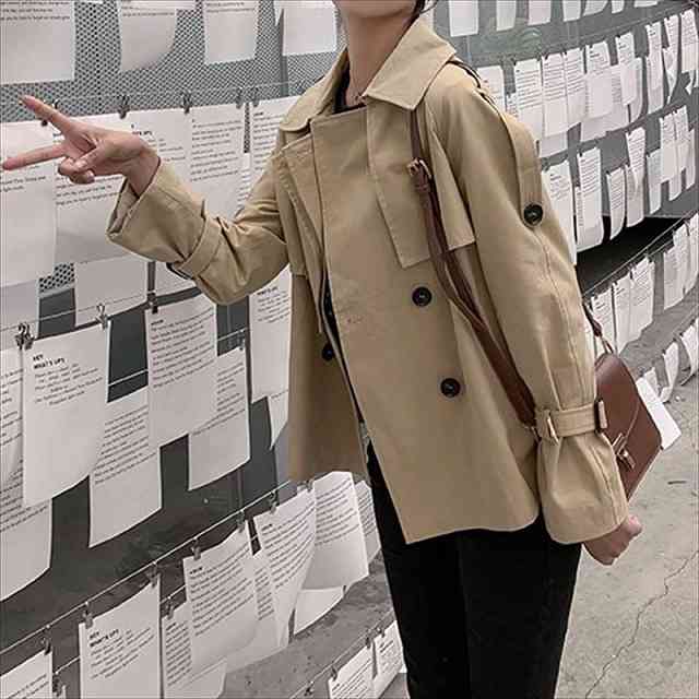 【即納】トレンチコート スプリングコート レディース アウター 大きいサイズ ライトアウター フォーマル ママコート ジャケット 上品 美シルエット 通勤 オフィス 大人可愛い おしゃれ カジュアル