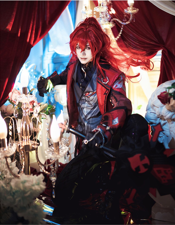 原神 げんしん Genshin Diluc Ragnvindr ディルックラグヴィンド コスプレ衣装 コスチューム