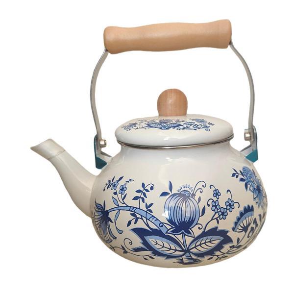 エナメルティーケトル 花柄エナメルポット 2.5L 大容量 ハンドル付き 磁器エナメルティーケトル パーティー キッチン 装飾 ティー エナメルティーケトル 花柄エナメルポット 2.5L 大容量 ハンドル付き 磁器エナメルティーケトル パーティー キッチン 装飾 ティー