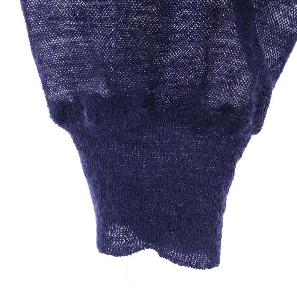 日本製 ウール 長袖 Vネック デザイン セーター SS ネイビー系 カットソー レディース 日本製 ウール 長袖 Vネック デザイン セーター SS ネイビー系 カットソー レディース