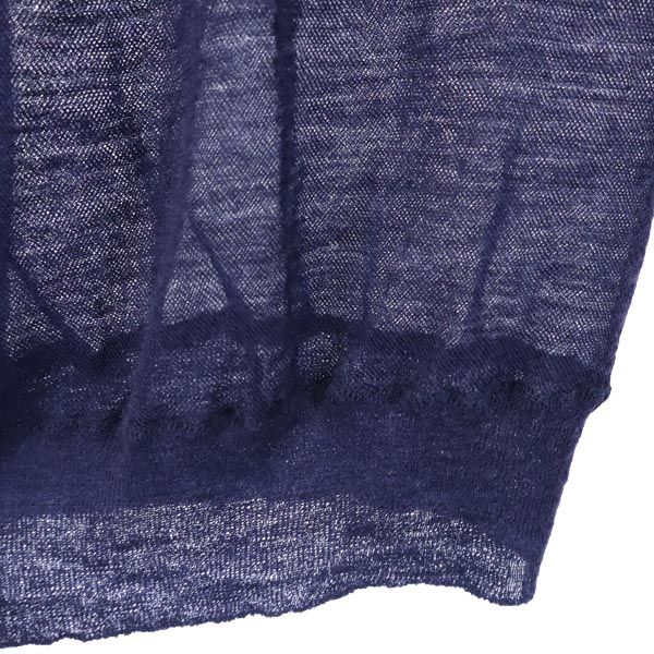 日本製 ウール 長袖 Vネック デザイン セーター SS ネイビー系 カットソー レディース 日本製 ウール 長袖 Vネック デザイン セーター SS ネイビー系 カットソー レディース