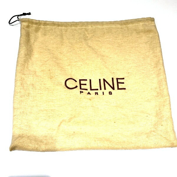 セリーヌ ダブルフラップ レザー ブラック バッグ ハンドバッグ レディース 【中古】 セリーヌ ダブルフラップ レザー ブラック バッグ ハンドバッグ レディース 【中古】