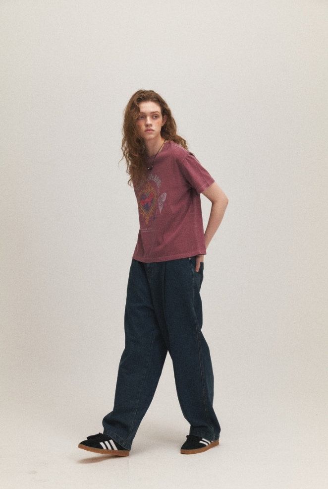 【CPGN STUDIO】24SS★ Dance of Love Pigment Short Sleeve Tee WMNSEARTHDANCES_SGRAPHICTEE_PI