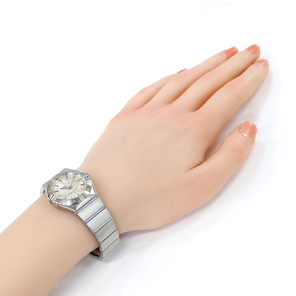 オメガ コンステレーション 腕時計 ステンレススチール 123.10.27.60.02.001 クオーツ 1年保証 OMEGA 中古 美品 オメガ コンステレーション 腕時計 ステンレススチール 123.10.27.60.02.001 クオーツ 1年保証 OMEGA 中古 美品