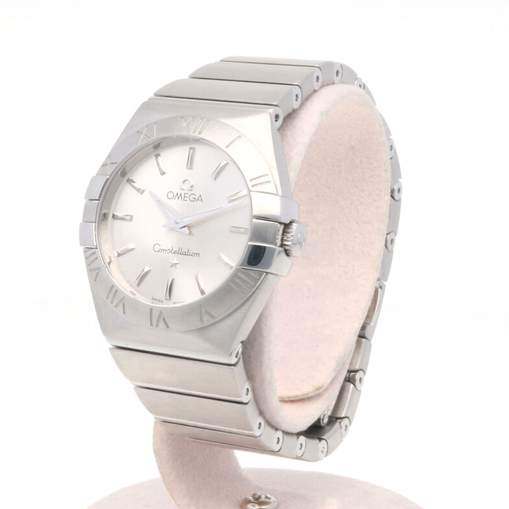 オメガ コンステレーション 腕時計 ステンレススチール 123.10.27.60.02.001 クオーツ 1年保証 OMEGA 中古 美品 オメガ コンステレーション 腕時計 ステンレススチール 123.10.27.60.02.001 クオーツ 1年保証 OMEGA 中古 美品