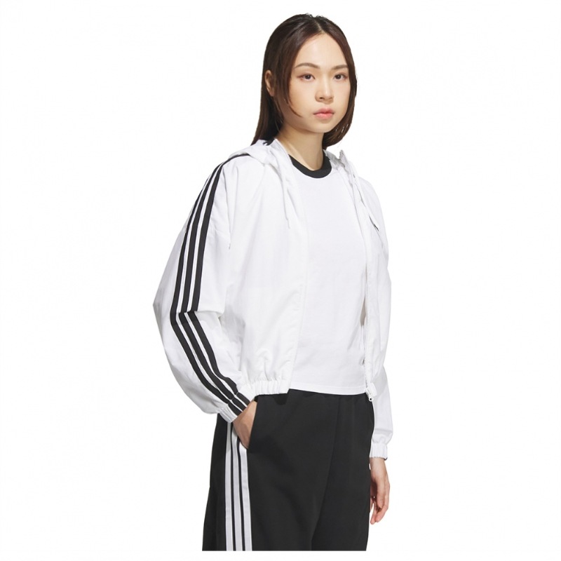 アディダス 3S ウ woven ウィンドブレーカー - ホワイト / JZ2161 アディダス 3S ウ woven ウィンドブレーカー - ホワイト / JZ2161