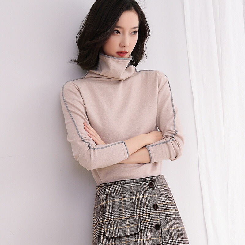 ニット セーター 長袖 レディース 秋 冬 大きいサイズ ショート丈 可愛い オフィス チュニック 無地 カジュアル トップス 洗える タートルネック おしゃれ シンプル 着やせ 上品 通勤