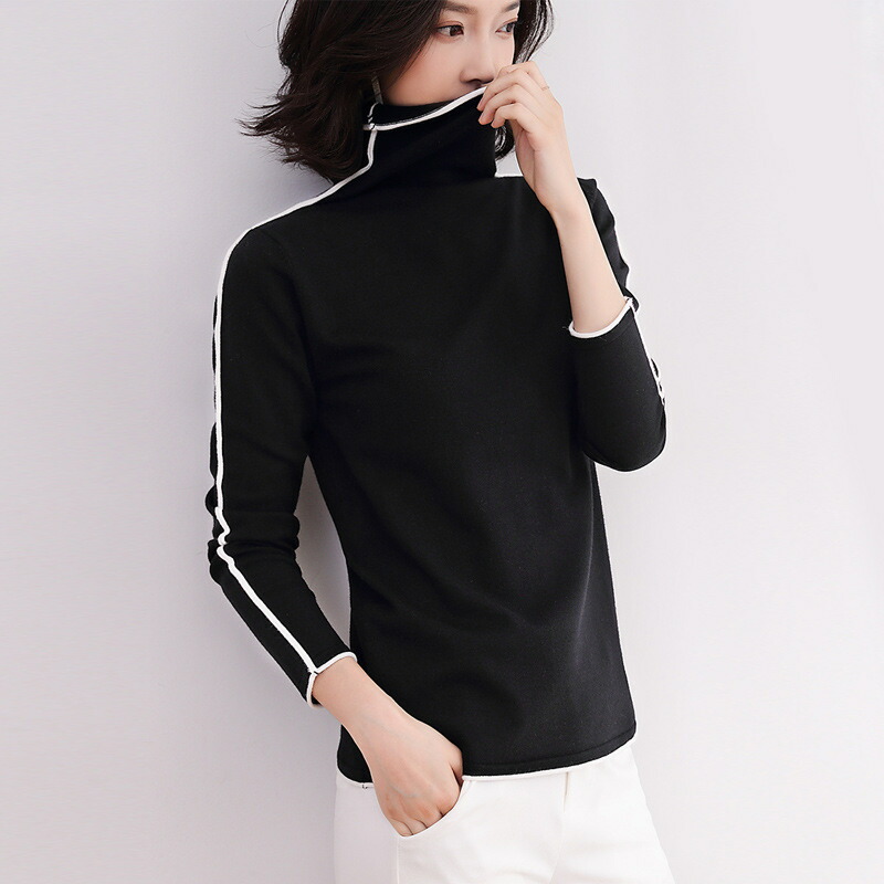 ニット セーター 長袖 レディース 秋 冬 大きいサイズ ショート丈 可愛い オフィス チュニック 無地 カジュアル トップス 洗える タートルネック おしゃれ シンプル 着やせ 上品 通勤