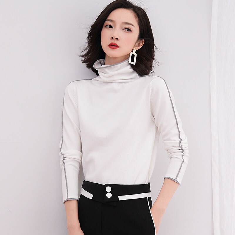 ニット セーター 長袖 レディース 秋 冬 大きいサイズ ショート丈 可愛い オフィス チュニック 無地 カジュアル トップス 洗える タートルネック おしゃれ シンプル 着やせ 上品 通勤