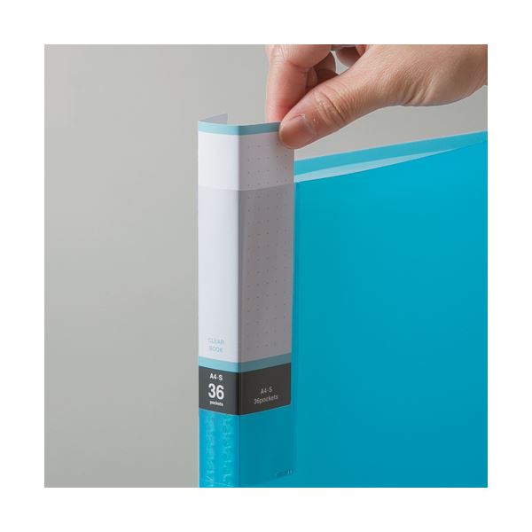 TANOSEEカラークリアホルダー(単色タイプ) A4 うぐいす 1パック(10枚) 〔×50セット〕