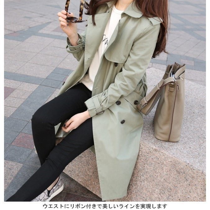 国産大人気 トレンチコート ... : レディース服 コート ライトアウター 定番正規店