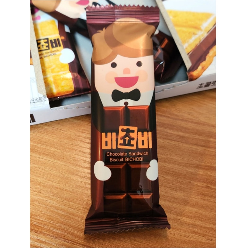 【正規品】 [15BOX] ビチョビ チョコビスケット/5個入りx15箱/韓国 お菓子