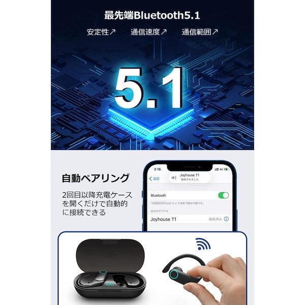 【決算在庫一掃】イヤホン ワイヤレスイヤホン HiFi高音質 bluetooth イヤホン 自動ペアリング マイク内蔵 防水 自動ペアリング 軽型