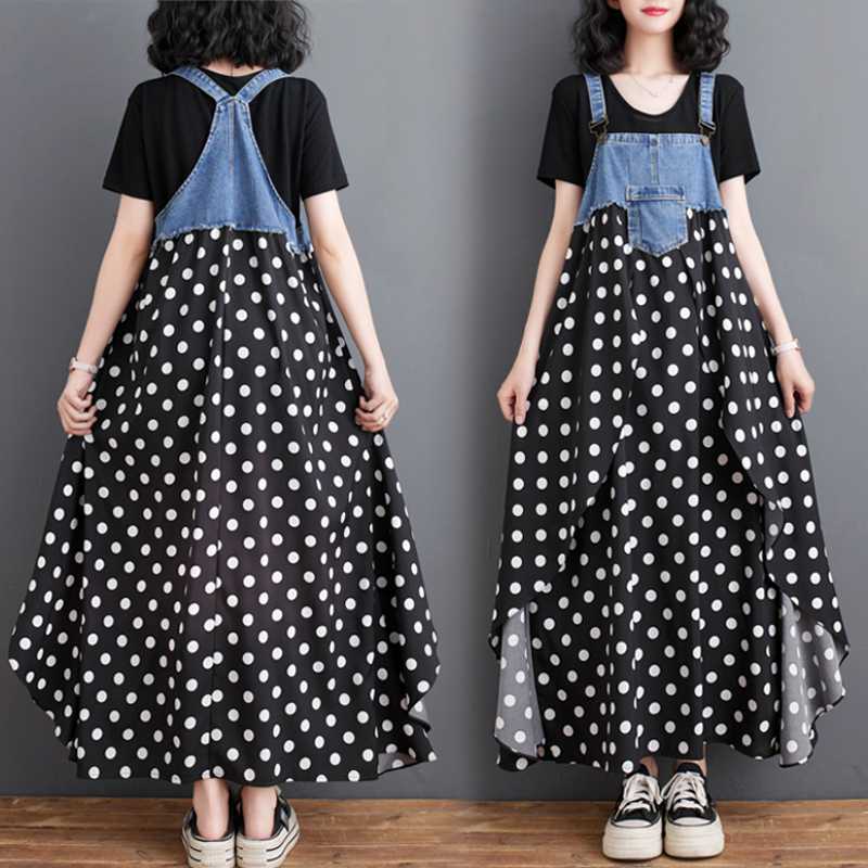 ロングスカート スカート「ファットガール」 25 ドッキング キャミワンピース デニム シフォン ドッキング 水玉 大きいサイズ 体型カバー レディース サロペットスカートメガ割 ロングスカート スカート「ファットガール」 25 ドッキング キャミワンピース デニム シフォン ドッキング 水玉 大きいサイズ 体型カバー レディース サロペットスカートメガ割