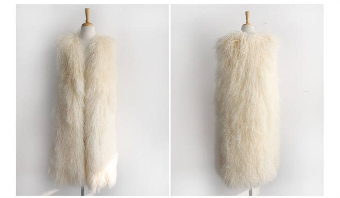 ２点で13o円OFF！【早割り】ベスト フェイクファー ロング レディース 秋冬 ジレ 前開き ノースリーブ 羽織 カーディガン ふわふわ 大人 オフィス 通勤 もこもこ フォーマル きれいめ お洒落