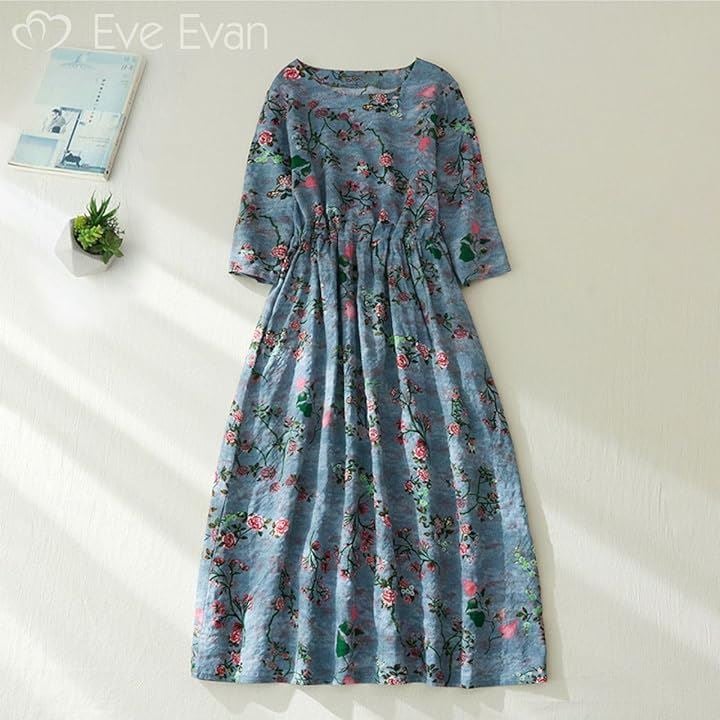 上品 レトロ ワンピース ロング 丈 素敵 エレガント 着痩せ 華奢見え 大人 ぽっちゃり カワイイ 大きいサイズ 都会的 やわらかい ポッチャリ キレイメ(ブルーグレー, XL) mikerobbins.dev