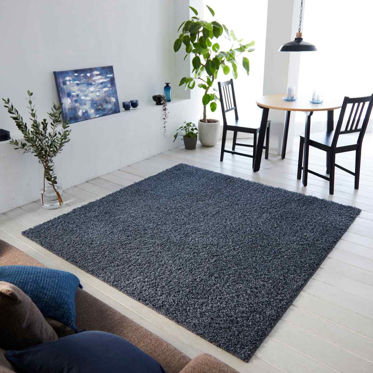 ラグ スミノエ ルーパス 130x190cm 防ダニ アレルブロック シャギーラグ ラグマット カーペット 絨毯 マット 機能ラグ 長方形 1.5畳 リビングマット アクセントラグ 滑り止め