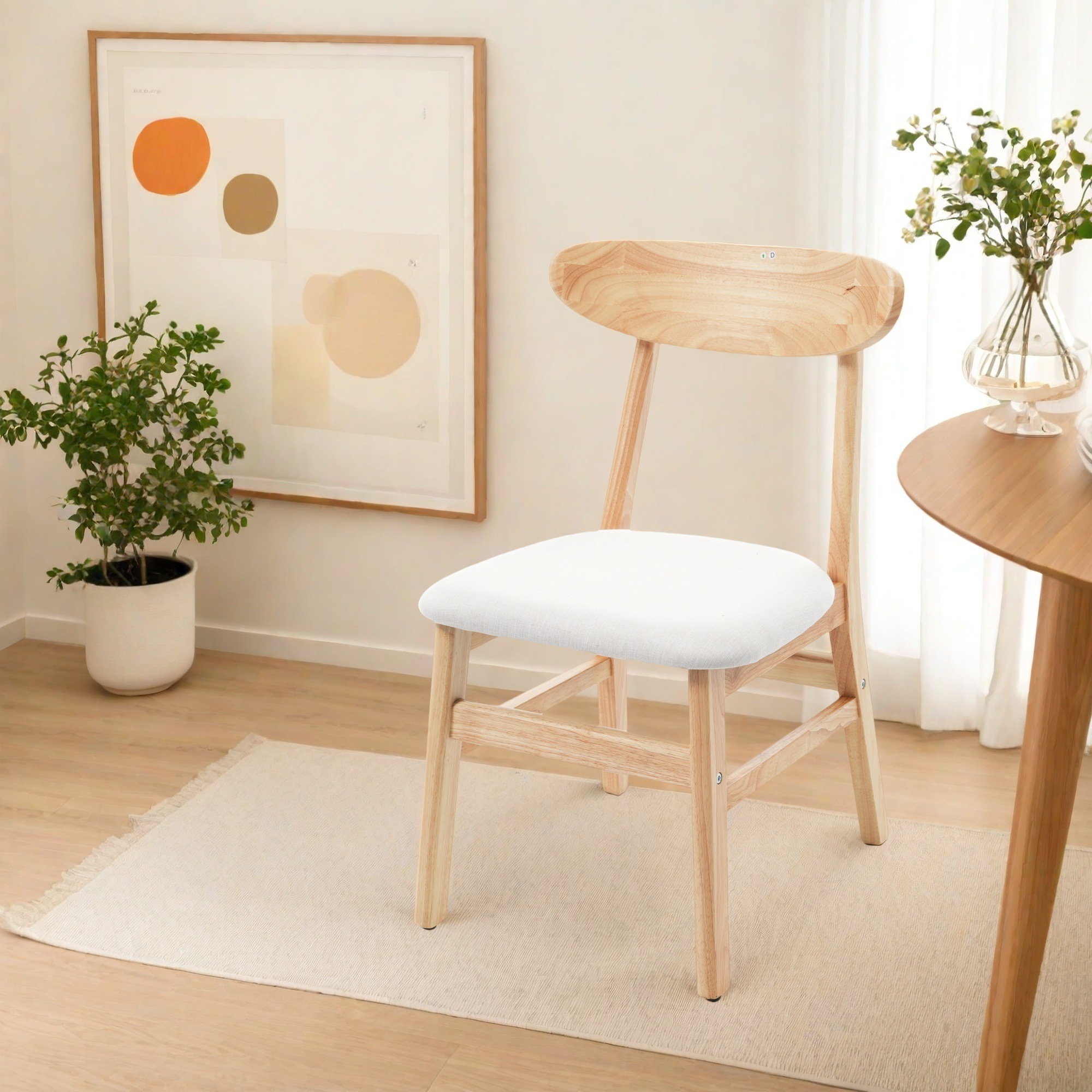 【国内出荷】【2脚】【ナチュラル++ベージュ】ダイニングチェア いす 木製 おしゃれ イス リビング チェア モダン 人気 北欧 【国内出荷】【2脚】【ナチュラル++ベージュ】ダイニングチェア いす 木製 おしゃれ イス リビング チェア モダン 人気 北欧