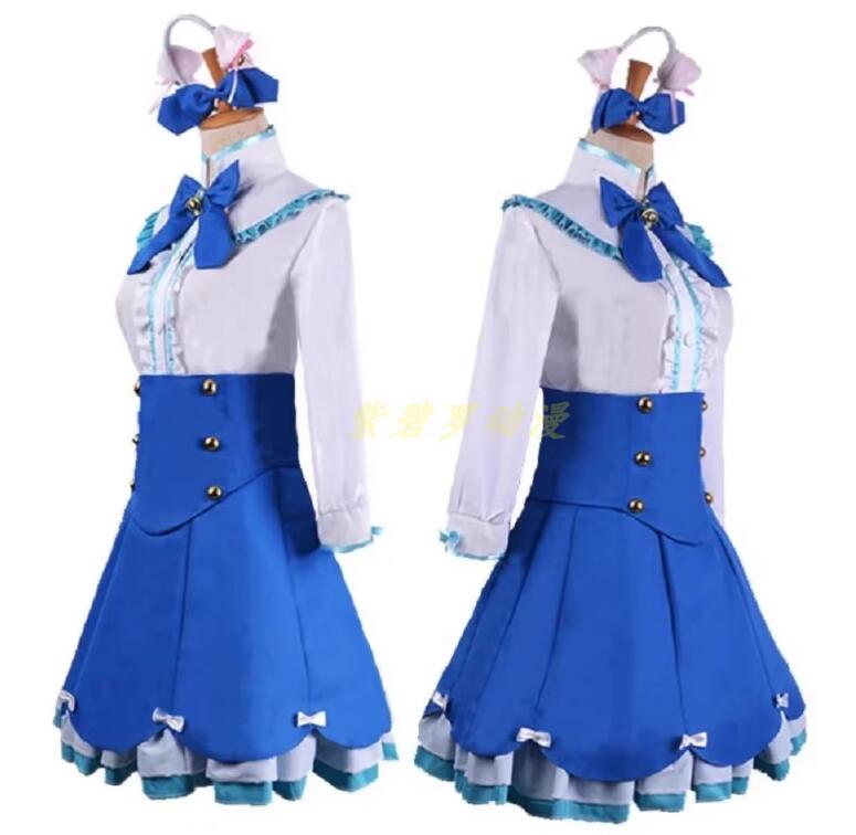ネコぱら 香蘭子コスプレ衣装V舞台演出服 ハロウィン イベント 学園祭 クリスマス仮装サイ男女兼用
