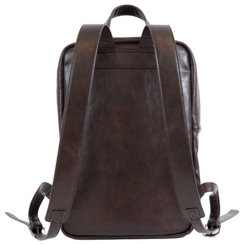 FULCRO カジュアルリュック ビジネスリュック PC対応 15inch フェイクレザー グレーベージュ fca-1003-GBE FULCRO カジュアルリュック ビジネスリュック PC対応 15inch フェイクレザー グレーベージュ fca-1003-GBE