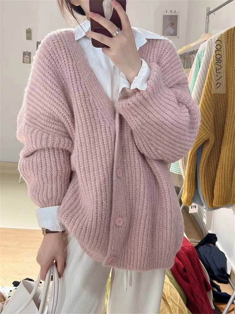 ざっくりニット カーディガン レディース 秋冬 ニットカーディガン ゆったり ドロップショルダー トップス リブニット Vネック ニットカーディガン 大きいサイズ 長袖 レイヤード 重ね着 暖かい 無 ざっくりニット カーディガン レディース 秋冬 ニットカーディガン ゆったり ドロップショルダー トップス リブニット Vネック ニットカーディガン 大きいサイズ 長袖 レイヤード 重ね着 暖かい 無