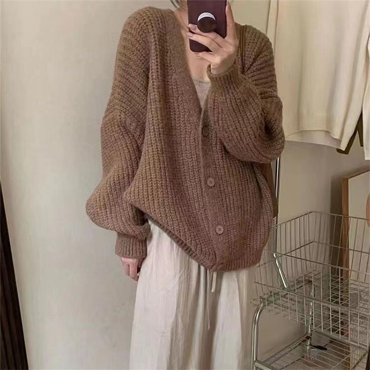 ざっくりニット カーディガン レディース 秋冬 ニットカーディガン ゆったり ドロップショルダー トップス リブニット Vネック ニットカーディガン 大きいサイズ 長袖 レイヤード 重ね着 暖かい 無 ざっくりニット カーディガン レディース 秋冬 ニットカーディガン ゆったり ドロップショルダー トップス リブニット Vネック ニットカーディガン 大きいサイズ 長袖 レイヤード 重ね着 暖かい 無