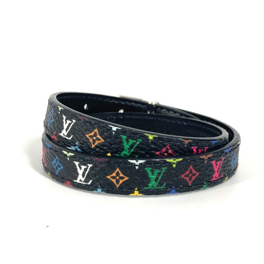 ブレスレット M8967F LV × TM ブレスレット・LV シグネチャー モノグラムマルチカラー 村上隆 アクセサリー バングル 2重ブレス モノグラムマルチカラーキャンバス ノワール ブラック ブレスレット M8967F LV × TM ブレスレット・LV シグネチャー モノグラムマルチカラー 村上隆 アクセサリー バングル 2重ブレス モノグラムマルチカラーキャンバス ノワール ブラック