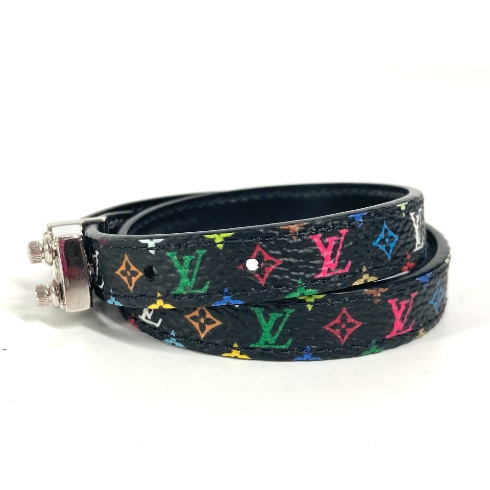 ブレスレット M8967F LV × TM ブレスレット・LV シグネチャー モノグラムマルチカラー 村上隆 アクセサリー バングル 2重ブレス モノグラムマルチカラーキャンバス ノワール ブラック ブレスレット M8967F LV × TM ブレスレット・LV シグネチャー モノグラムマルチカラー 村上隆 アクセサリー バングル 2重ブレス モノグラムマルチカラーキャンバス ノワール ブラック