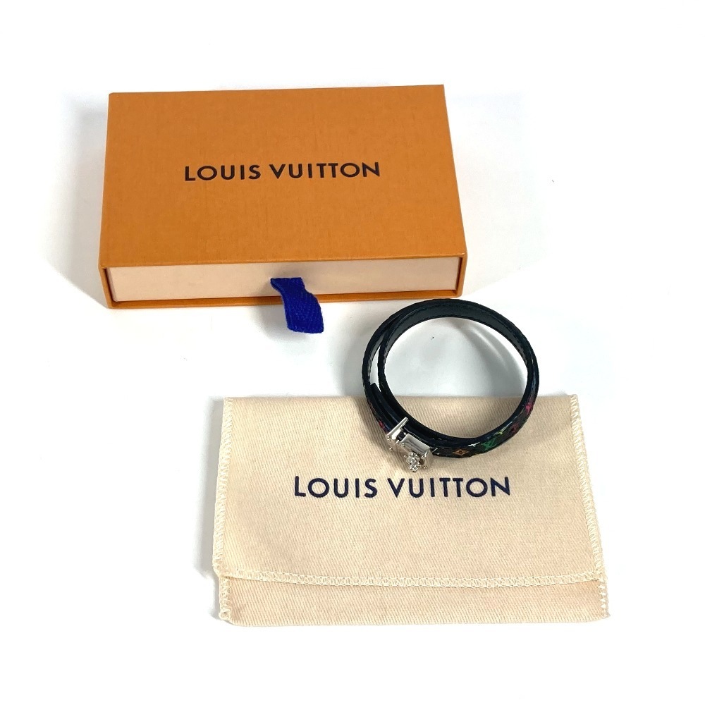 ブレスレット M8967F LV × TM ブレスレット・LV シグネチャー モノグラムマルチカラー 村上隆 アクセサリー バングル 2重ブレス モノグラムマルチカラーキャンバス ノワール ブラック ブレスレット M8967F LV × TM ブレスレット・LV シグネチャー モノグラムマルチカラー 村上隆 アクセサリー バングル 2重ブレス モノグラムマルチカラーキャンバス ノワール ブラック