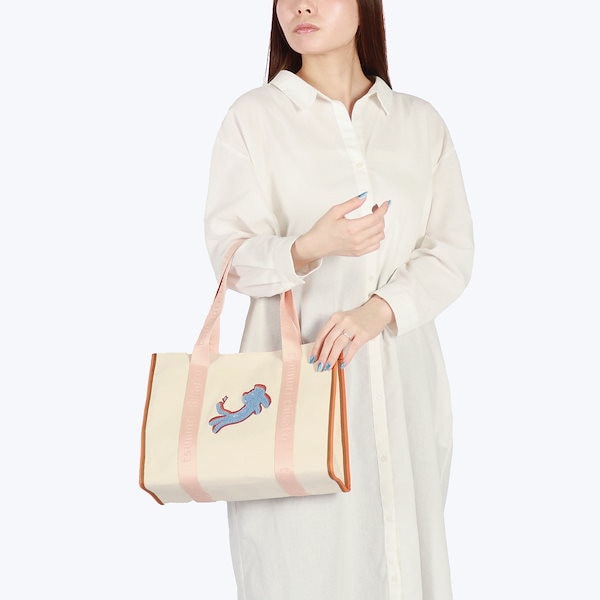 ★超美品★ツモリチサト　旅行バック Qoo10] ツモリチサト トートバッグ CARRY 軽量 軽い バ