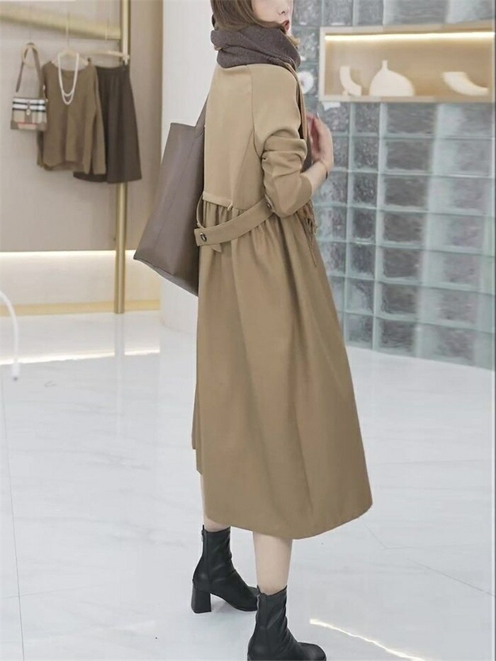 【短納期】 ワンピース 秋 切り替えワンピース レディース 前開き 長袖 ロングワンピース ゆったり ロング 膝下丈 ドレス 大人 きれいめ 体型カバー vネック 切り替え カジュアル 着痩せ お洒落