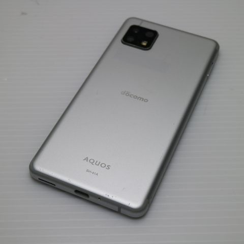 美品 SH-41A AQUOS sense4 シルバー 36