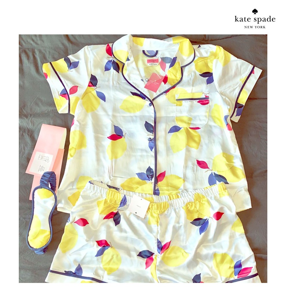 KS Kate Spade ケイトスペード レディース 可愛い パジャマセット 上下セット char KS Kate Spade ケイトスペード レディース 可愛い パジャマセット 上下セット char