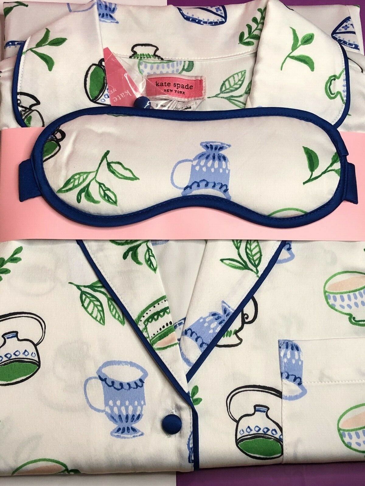 KS Kate Spade ケイトスペード レディース 可愛い パジャマセット 上下セット char KS Kate Spade ケイトスペード レディース 可愛い パジャマセット 上下セット char