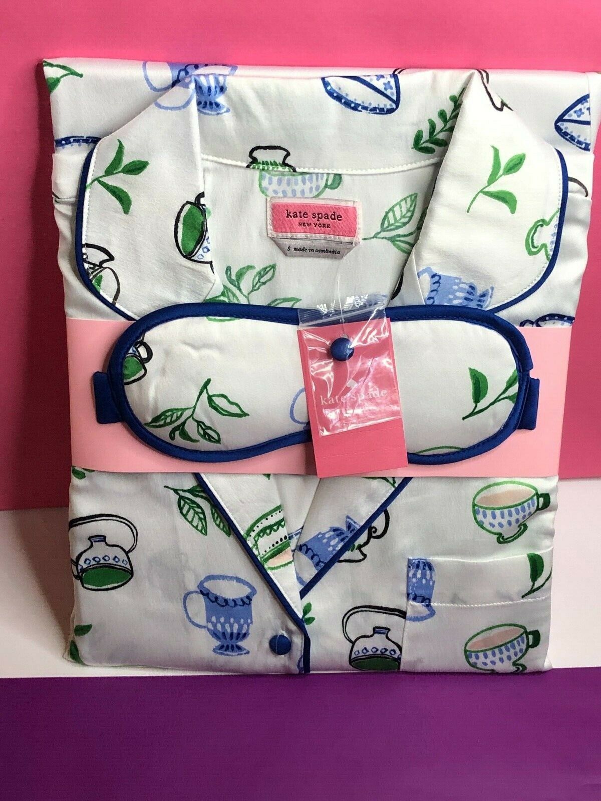 KS Kate Spade ケイトスペード レディース 可愛い パジャマセット 上下セット char KS Kate Spade ケイトスペード レディース 可愛い パジャマセット 上下セット char