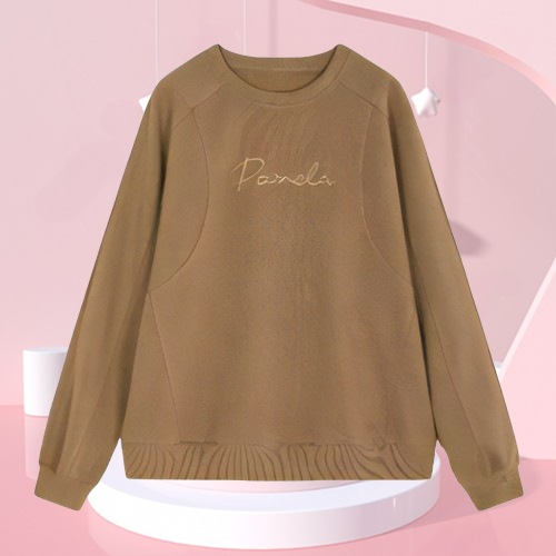 スウェットシャツトレーナーカットソー レディース トップス ニット セーター プルオーバー 長袖 レギュラースリーブ ラウンドネック クルーネック ボートネック ストレート 刺繍 ふっくら 伸縮性 スウェットシャツトレーナーカットソー レディース トップス ニット セーター プルオーバー 長袖 レギュラースリーブ ラウンドネック クルーネック ボートネック ストレート 刺繍 ふっくら 伸縮性