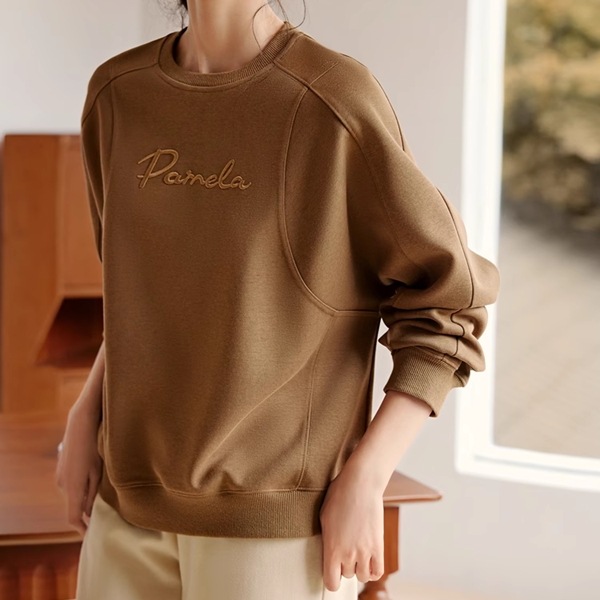 スウェットシャツトレーナーカットソー レディース トップス ニット セーター プルオーバー 長袖 レギュラースリーブ ラウンドネック クルーネック ボートネック ストレート 刺繍 ふっくら 伸縮性 スウェットシャツトレーナーカットソー レディース トップス ニット セーター プルオーバー 長袖 レギュラースリーブ ラウンドネック クルーネック ボートネック ストレート 刺繍 ふっくら 伸縮性