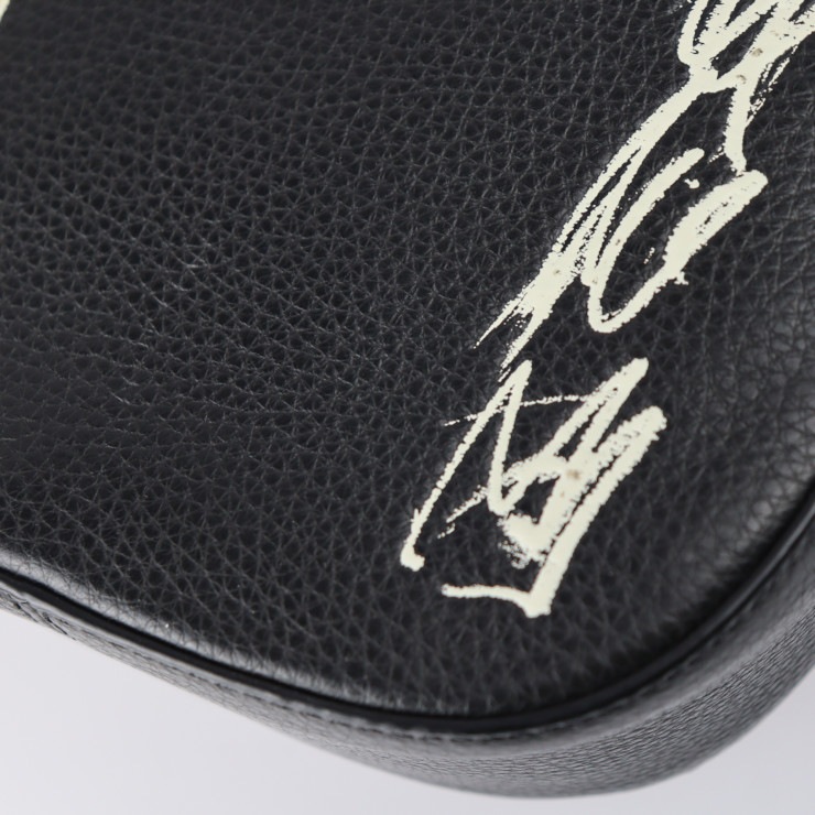 美品 COACH コーチ ショルダーバッグ C5663 バスキア コラボ レザー ブラック マルチカラー ゴールド金具 2WAY クロスボディ ハンドバッグ ポシェット【本物保証】 美品 COACH コーチ ショルダーバッグ C5663 バスキア コラボ レザー ブラック マルチカラー ゴールド金具 2WAY クロスボディ ハンドバッグ ポシェット【本物保証】