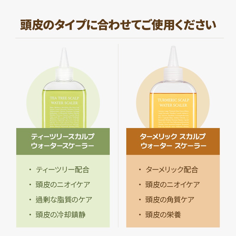 【公式】STEAMBASE Turmeric Scalp Water Scaler 250ml 2EA/シャンプー /韓国シャンプー/ヘアケア/正規品/天然植物由来の成分配合