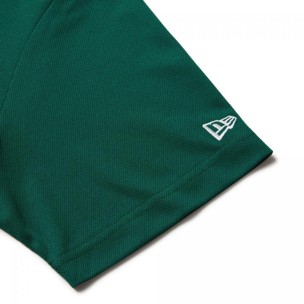 ニューエラ NEW ERA 半袖 ミッドネック 鹿の子 Tシャツ Vertical Logo エメラルドグリーン ゴルフ 14391495 ニューエラ NEW ERA 半袖 ミッドネック 鹿の子 Tシャツ Vertical Logo エメラルドグリーン ゴルフ 14391495