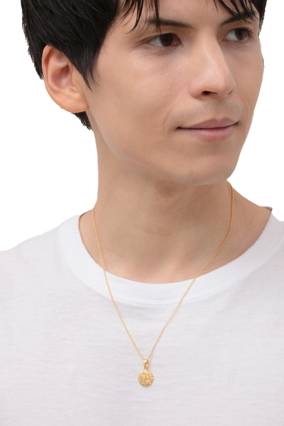 ネックレス メンズ サージカルステンレス製 ハワイアンジュエリー 太陽 サン スクロール マイレ ネックレス メンズ サージカルステンレス製 ハワイアンジュエリー 太陽 サン スクロール マイレ