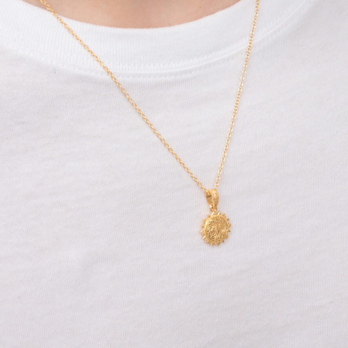 ネックレス メンズ サージカルステンレス製 ハワイアンジュエリー 太陽 サン スクロール マイレ ネックレス メンズ サージカルステンレス製 ハワイアンジュエリー 太陽 サン スクロール マイレ