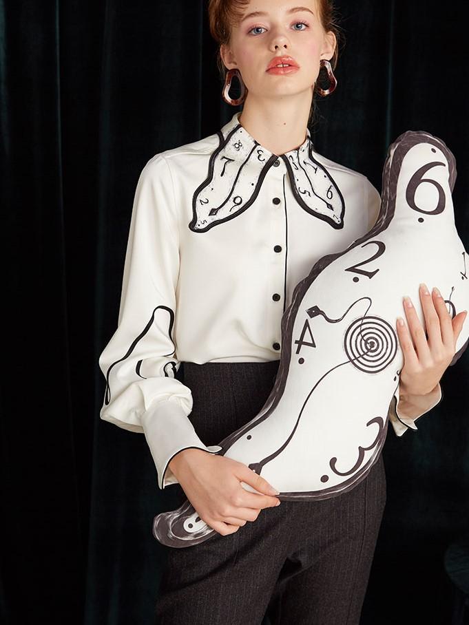 時計カラーブラウス ブラウス シャツ blouse OL オフィス セレブ トップス 通勤 かわいい 大人 レディース 長袖 無地 柄物 秋 冬 時計カラーブラウス ブラウス シャツ blouse OL オフィス セレブ トップス 通勤 かわいい 大人 レディース 長袖 無地 柄物 秋 冬