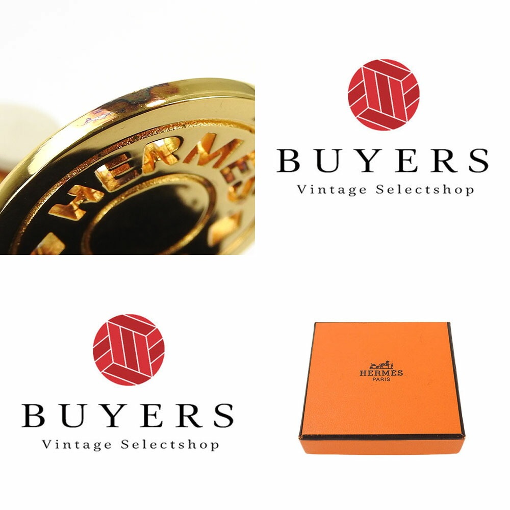 中古 エルメス イヤリング セリエ 3連 ゴールド GP メッキ アクセサリー ジュエリー 小物 レディース 女性 オシャレ HERMES earrings accessory