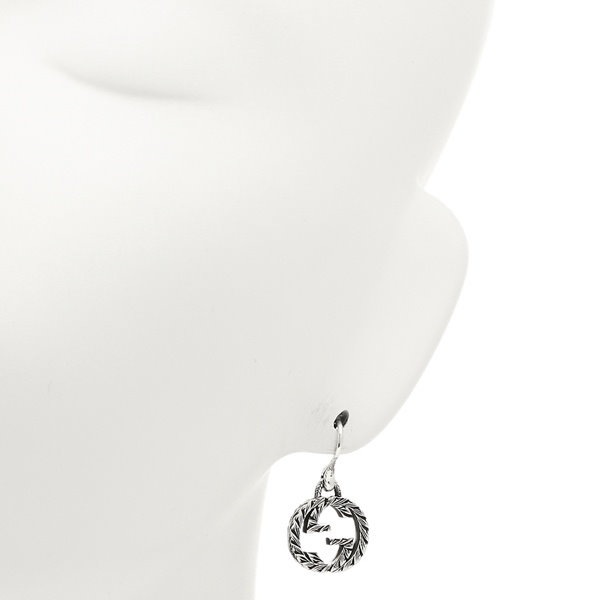 GUCCI グッチ ピアス 楽天市場】【中古】GUCCI インターロッキングG ピアス 457110