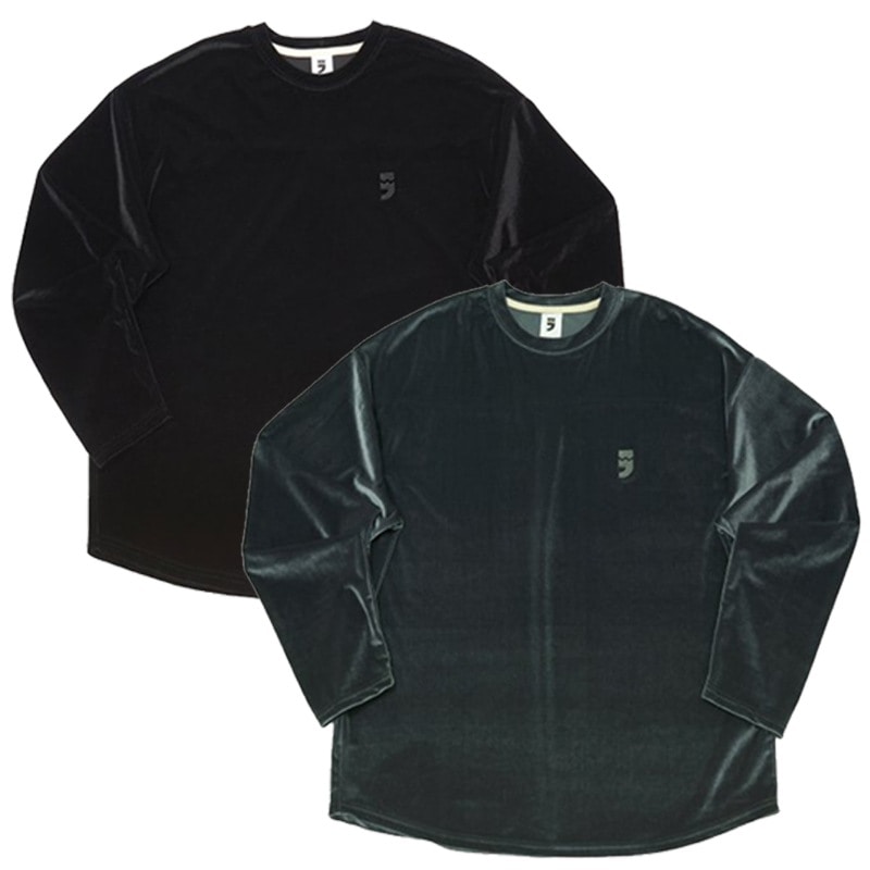 btsジョングク着用 DROP-SHOULDER VELVET TEE Tシャツ