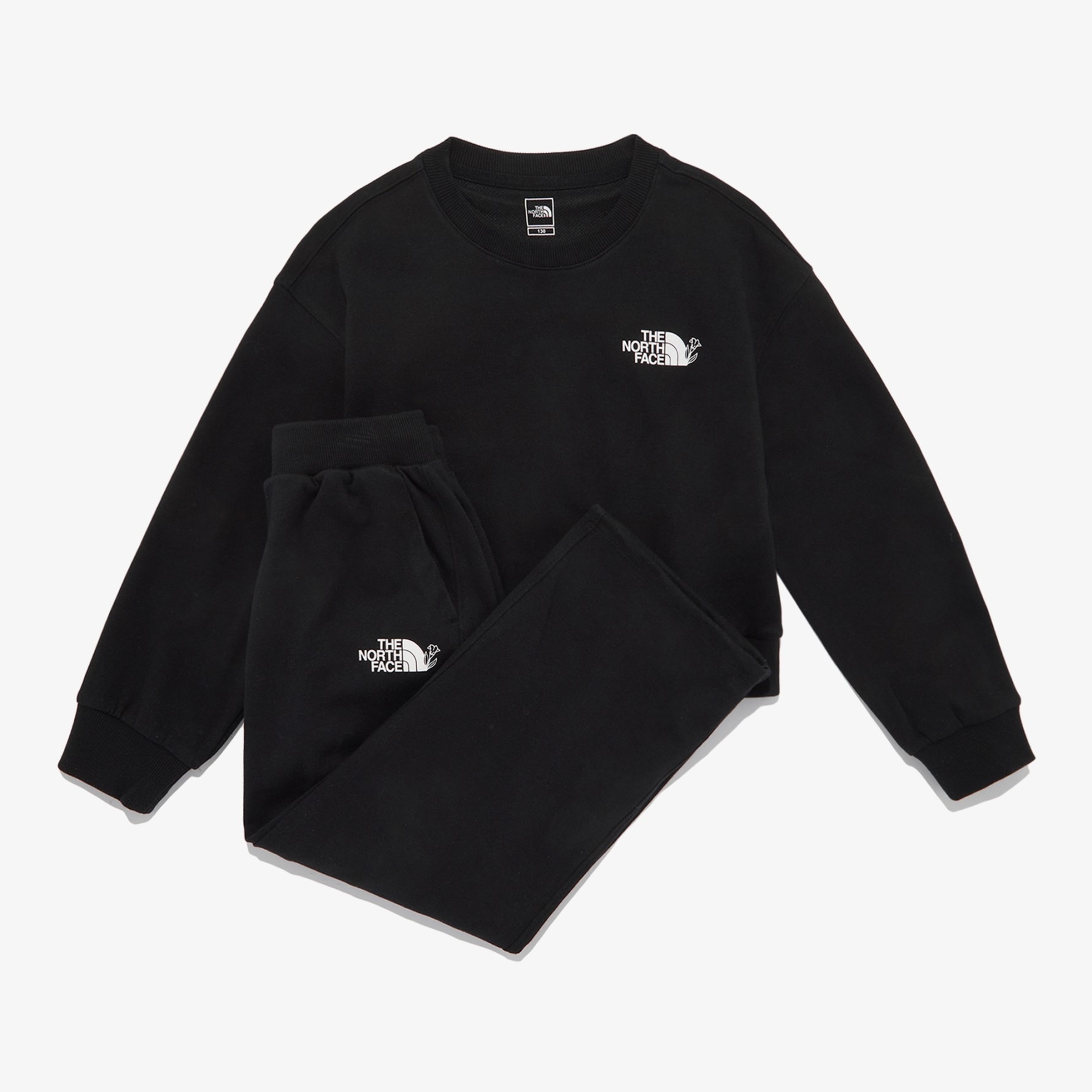 GS N GROOVE SET NM5MR04 セットアップ トレーナー スウェット スエット 上下 長袖 パンツ ジャージ トレーニングパンツ キッズ 男の子 女の子 ラウンド 綿 韓国 無地