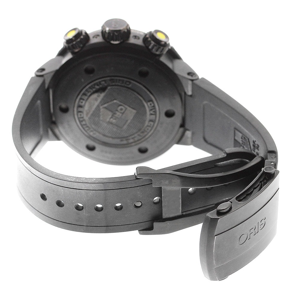 オリス ORIS 01.774.7727.7784 ダイブ コントロール リミテッドエディション クロノグラフ 自動巻き メンズ 箱・保証書付き_900221【中古】 オリス ORIS 01.774.7727.7784 ダイブ コントロール リミテッドエディション クロノグラフ 自動巻き メンズ 箱・保証書付き_900221【中古】